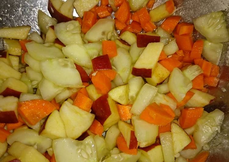 Recipe of Ultimate Cucumber Carrot Salad