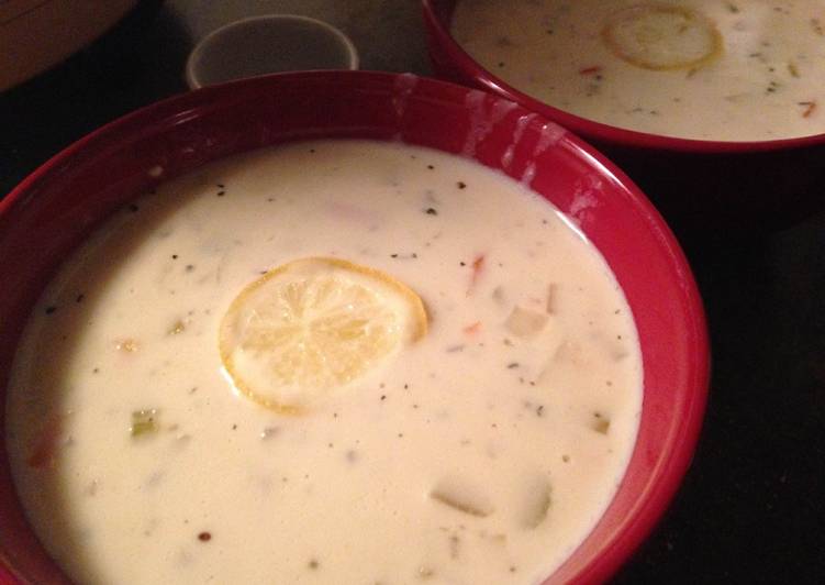 Recipe of Speedy Kandi&#39;s Cream of Lemon Chicken Soup (crockpot)