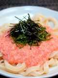 Thick Mentaiko Sauce Tossed Chilled Udon