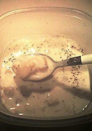 A picture of Creamy New England Clam Chowder.
