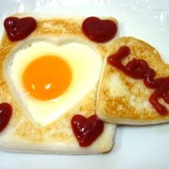 A picture of Sunnyside Ups in Hanpen Fishcakes.