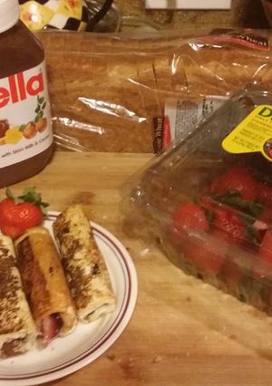 A picture of Sommer's Nutella Surprise.