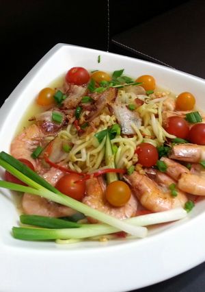 A picture of Seafood Noodle Soup / White Hokkien Mee.