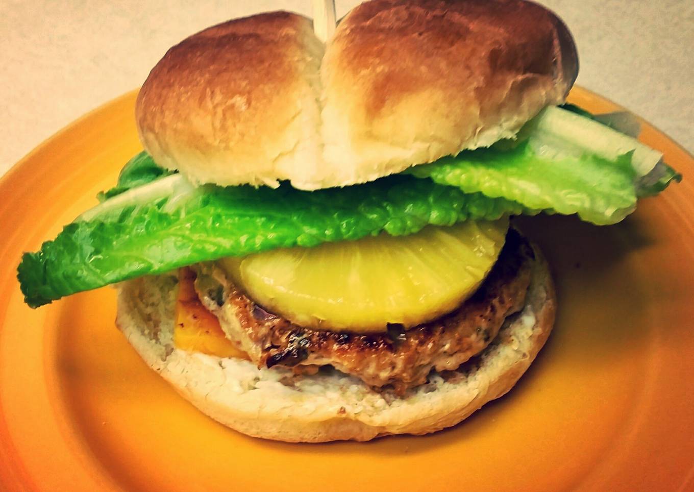 Tropical Turkey Burgers