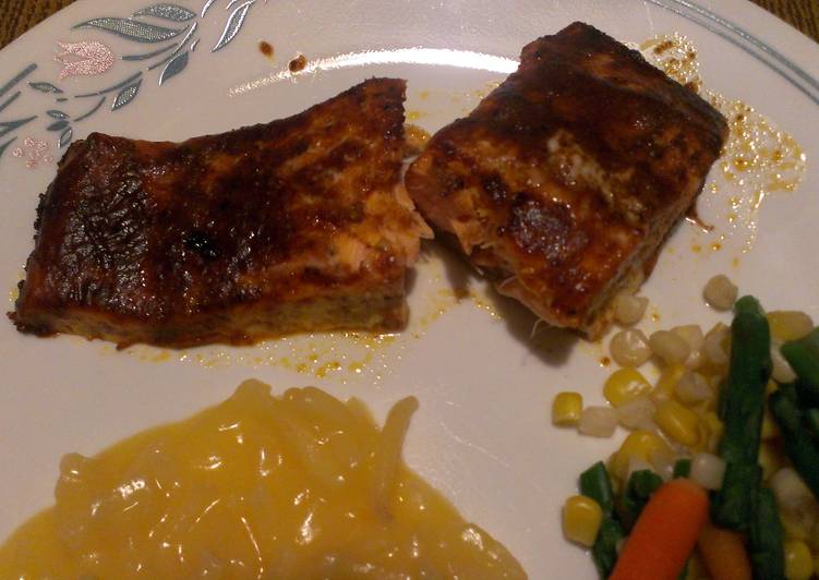 Easiest Way to Prepare Super Quick Homemade Renay&#39;s Curry Salmon