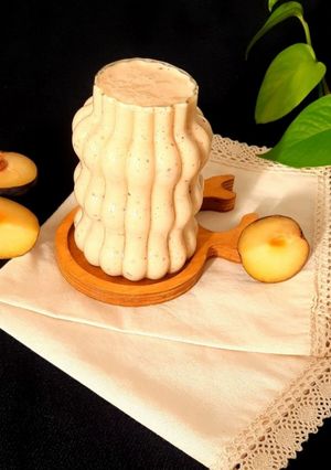 عکسی از دستور اسموتی هلو و آلو