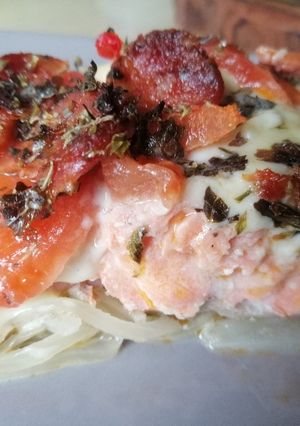 Una foto de Cancato de salmón