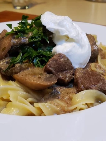 Easy Way Make Recipe Beef Stroganoff Over Buttered Noodles that is  Makes Drooling, Delicious}