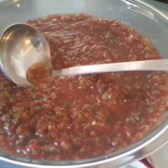 A picture of Sandy's Salsa.