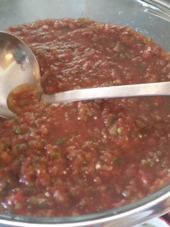 A picture of Sandy's Salsa.