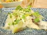 wine steamed mackerel
