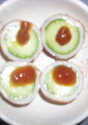 A picture of Chikuwa with Cucumber.