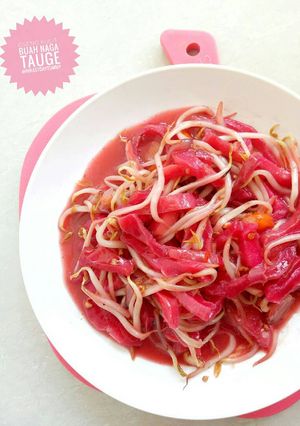Foto resep Oseng kulit buah naga tauge