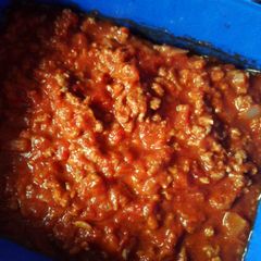 A picture of My Mum's Meat Sauce.