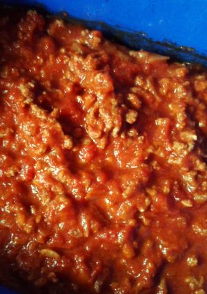 A picture of My Mum's Meat Sauce.