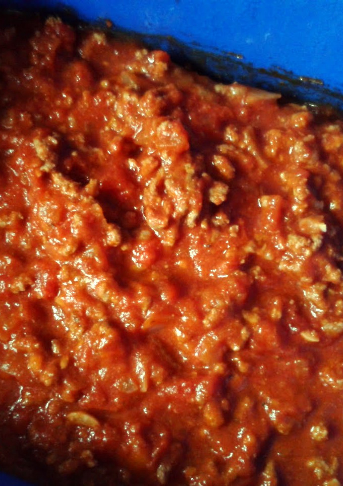 A picture of My Mum's Meat Sauce.