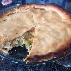 Easy To Make Chicken Pot Pie A picture of Easy To Make Chicken Pot Pie.