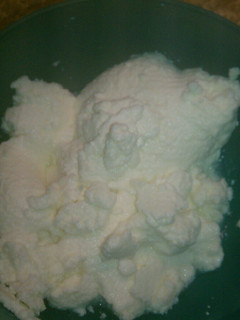 A picture of Homemade Ricotta.