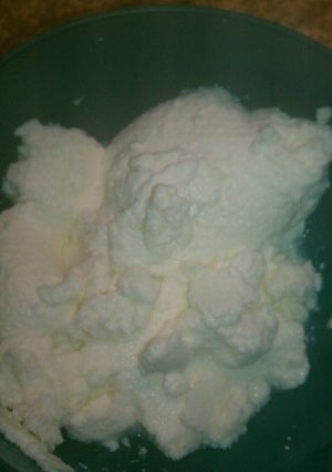 A picture of Homemade Ricotta.