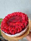 🍰CHEESECAKE AI LAMPONI🍰 senza gelatina e senza panna SUPER VELOCE!