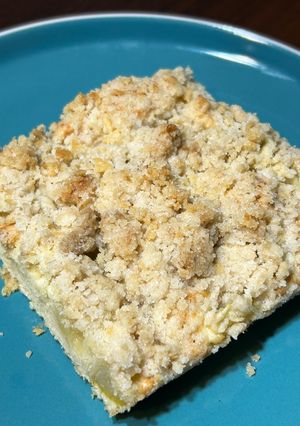 Una foto de Crumble de pera 🍐