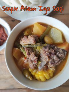 Foto resep Sayur Asem Iga Sapi