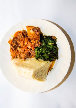 A picture of Ugali special.
