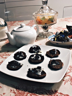 Una foto de Tortitas de chocolate 🍫 🥞