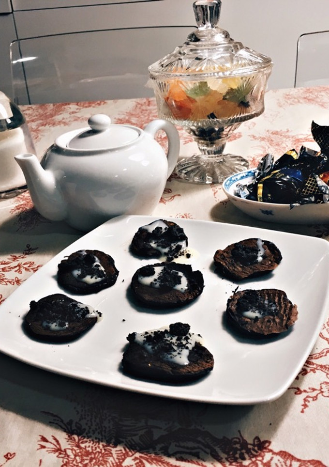 Una foto de Tortitas de chocolate 🍫 🥞
