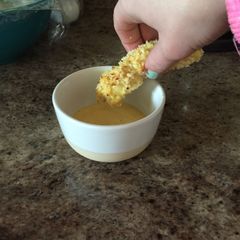 A picture of Honey Mustard Chicken Strips.