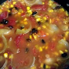 A picture of Taco Soup.