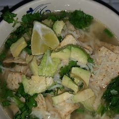 A picture of Tortilla soup.