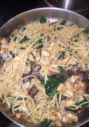 A picture of Shrimp Scampi.