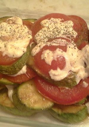 A picture of Tomato and Zucchini Appetizer.