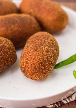 A picture of Jackfruit Croquettes.