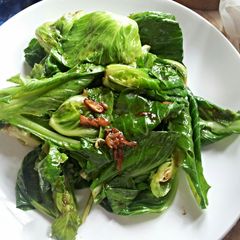 Oyster sauce baby kailan A picture of Oyster sauce baby kailan.