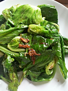 A picture of Oyster sauce baby kailan.