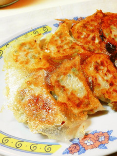 A picture of Crispy Gyoza Dumplings with Wings.