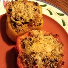 A picture of Stuffed Peppers with Ground Beef.