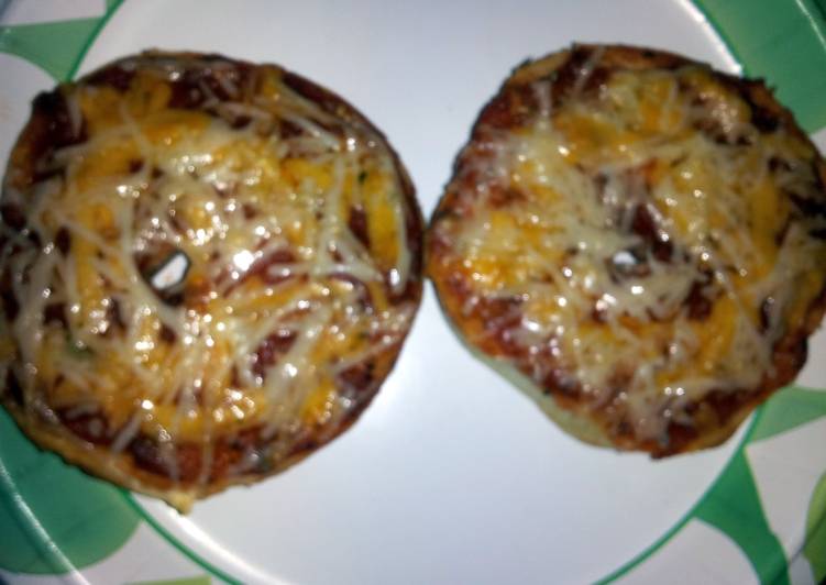 Steps to Prepare Super Quick Homemade Pizza Bagels