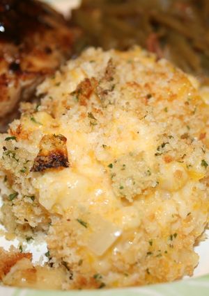 A picture of Butternut Squash Mac and Cheese.