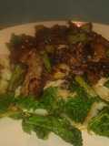 Low fat lamb stir fry