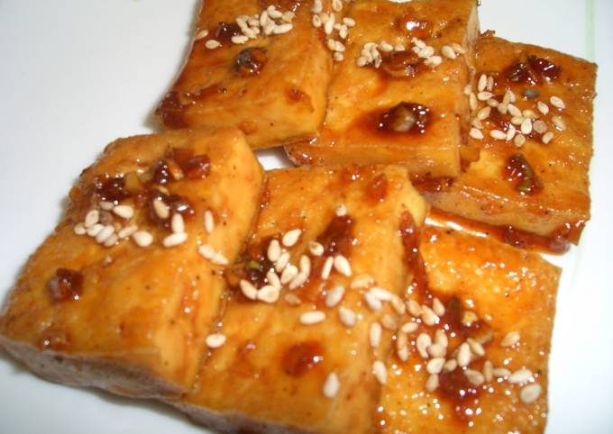 Korean-Style Tofu Teriyaki Easily Made in 10 Minutes