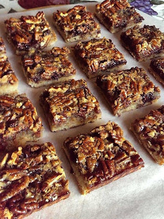A picture of Chocolate Pecan Pie Squares!.