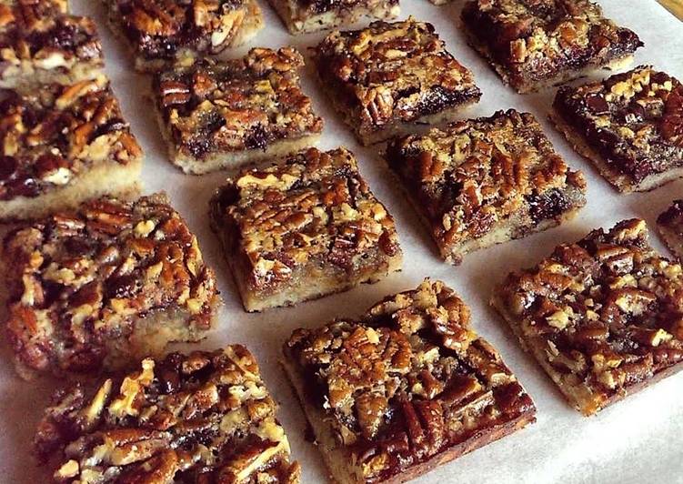 How to Prepare Any-night-of-the-week Chocolate Pecan Pie Squares!