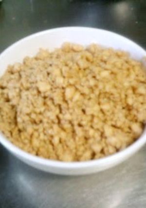 A picture of Soboro (Crumbled) Tofu.