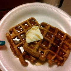 My Cinnamon Almond Cranberry Waffles A picture of My Cinnamon Almond Cranberry Waffles.