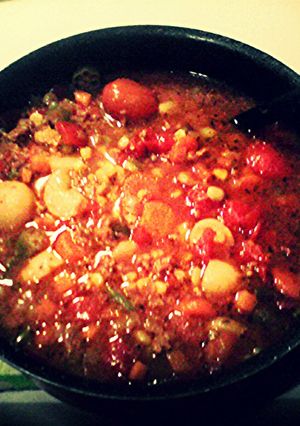 A picture of Vegetable Beef Soup.