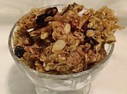 A picture of coconut granola