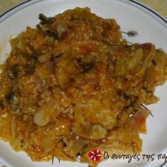 A picture of Cabbage with rice (lahanorizo) 2.